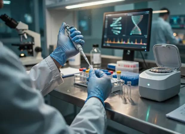 Biotech laboratory
